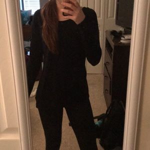 old navy size s black blouse